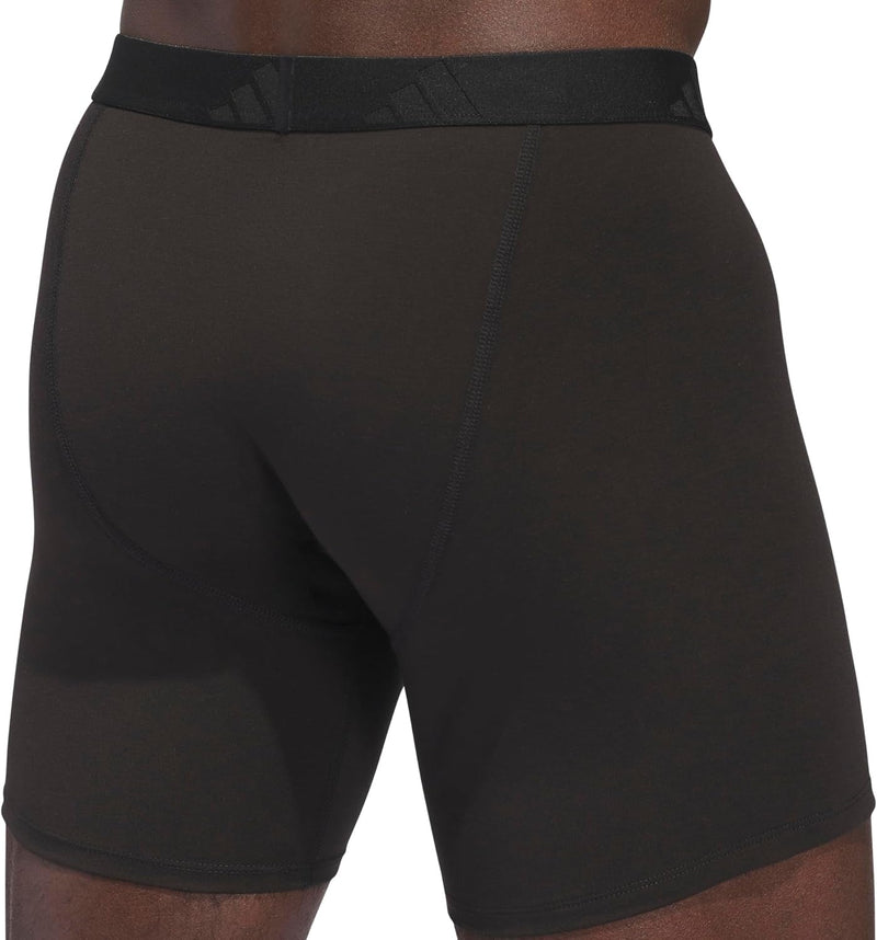 adidas Men's Luxe Comfort Boxer Brief Underwear 3-Pack
