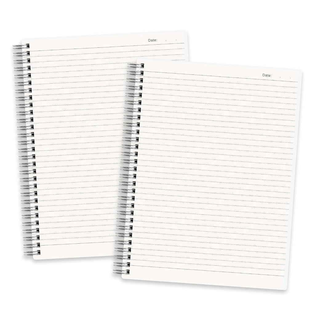 RETTACY Spiral College Ruled Notebook, 160 Pages per Pack, B5 (7.6" x 10")