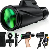 Monocular-Telescope 80x100 High Powered Monoculars High Definition for Adults High Powered with Smartphone Adapter Telescope Bird Watching Travel Camping Hiking