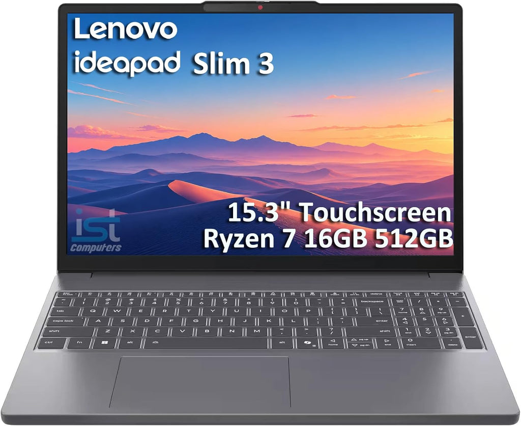 2026 Lenovo IdeaPad Slim 3 Laptop, AMD Ryzen 7 170, 16GB DDR5, 512GB SSD
