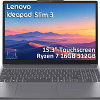 2026 Lenovo IdeaPad Slim 3 Laptop, AMD Ryzen 7 170, 16GB DDR5, 512GB SSD