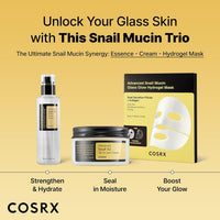 COSRX Snail 96% Mucin Power Essence 2ea y Retinol 0.1% Cream Mini Sample 1ea, juego de inicio de piel de vidrio, exclusivo de Amazon, kit de cuidado de la piel coreano hidratante y reafirmante diario,