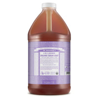 Dr. Bronner's Organic Sugar Soap (Lavender, 64 Ounce)- Made with Organic Oils, Sugar & Shikakai Powder, 4-in-1 Uses: Han