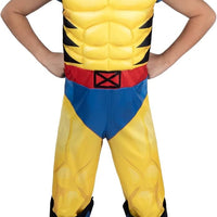 MARVEL Wolverine Official Youth Halloween Costume - Premium Quality Padded Jumpsuit with Plastic Mask (S)
