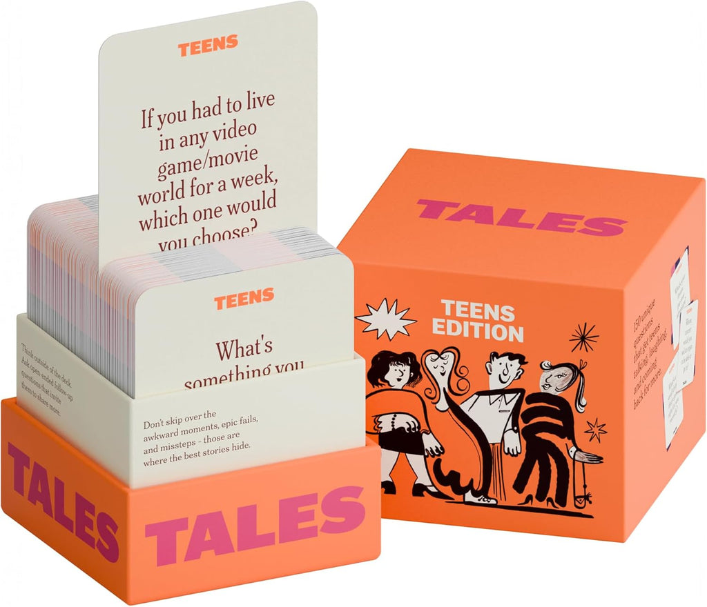 TALES 150 Conversation Cards, Teens Edition, Road Trip Game, Family Bonding