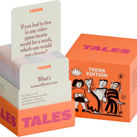 TALES 150 Conversation Cards, Teens Edition, Road Trip Game, Family Bonding