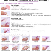 BTArtbox - Uñas postizas cortas cuadradas con efecto ombré color vainilla, de gel suave, reutilizables, con pegamento, 30 piezas en 15 tamaños, diseño Vanilla Cream
