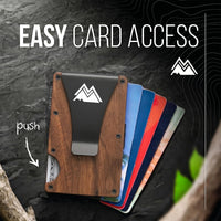 Mountain Voyage Co Minimalist Wallet for Men - Slim RFID, Scratch Resistant
