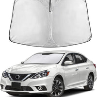 EcoNour Windshield Sunshade Compatible for Nissan Sentra 2013-2018 2019