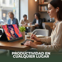 AOC 16" Portable Monitor FHD 60Hz USB-C IPS Ultra Slim Smart Cover 16T20