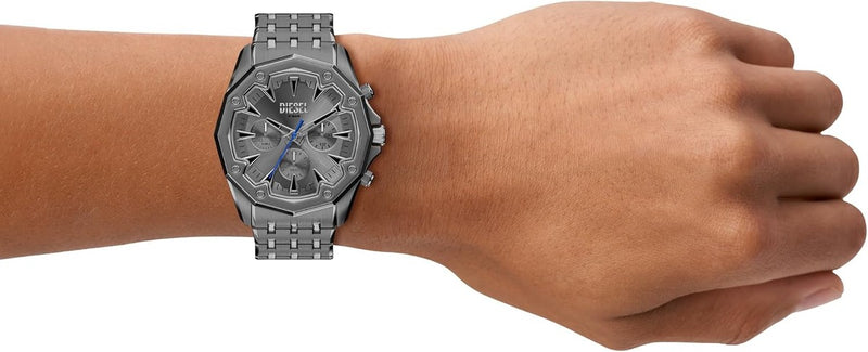 Diesel Men's Stinger Chronograph Gunmetal Stainless Steel Watch (Model: DZ4708)