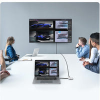 ORICO 10Gbps Magnetic M.2 Docking Station, 6-in-1 USB C HUB & M.2 2230 NVMe Enclosure with HDMI 4K@60Hz, USB-A&C 3.2, 100W PD, AUX, USBC Dock for iPhone 17/16/15 Pro/Pro Max