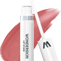 Wonderskin Wonder Blading - Mascarilla labial, tinte labial nude de larga duración, no mancha, maquillaje de labios Stain and Go, (Whimsical Masque)