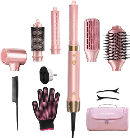 StyleVibe Mythsight StyleVibe Dual Voltage 6-in-1 Air Styler, Auto Wrap Curls (L/R)