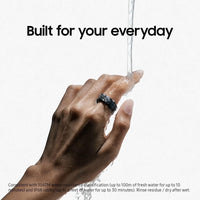 SAMSUNG Galaxy Ring, AI Smart Ring, Size First w/Sizing Kit, No App Subscription, Fitness Monitor, Sleep Tracker, Up to 7-Day Battery, Size 5, Titanium Black [US Version, 1Yr Manufacturer Warranty]