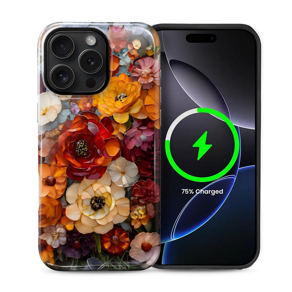 SKAMIX Magnetic Phone Case for iPhone 15 Pro,Compatible with MagSafe,Durable 2 Layers Full Covered Shockproof Protective