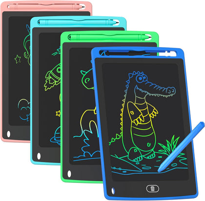 Party Favor LCD Writing Tablet for Kids, 8.5 Inch Colorful Doodle Board Drawing Tablet, Educational Learning Toys Birthday Gifts for Boys Girls Age 3 4 5 6 7 8 (12 Pack)