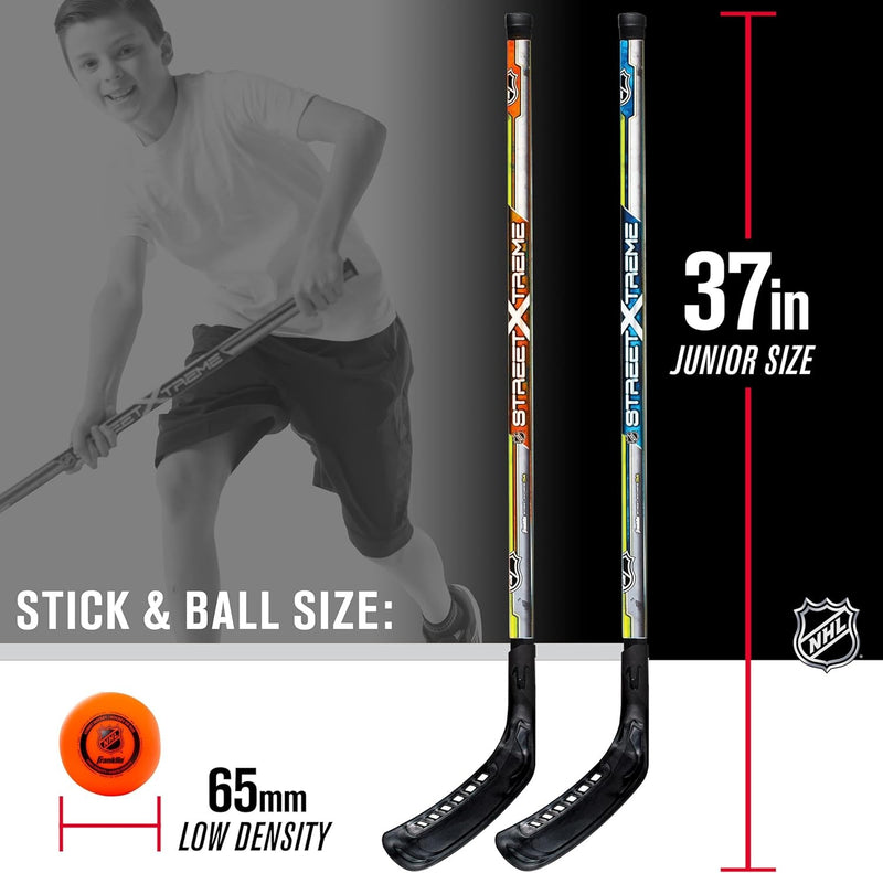Franklin Sports NHL Kids Street Hockey Stick Set