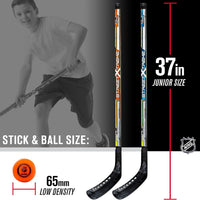 Franklin Sports NHL Kids Street Hockey Stick Set