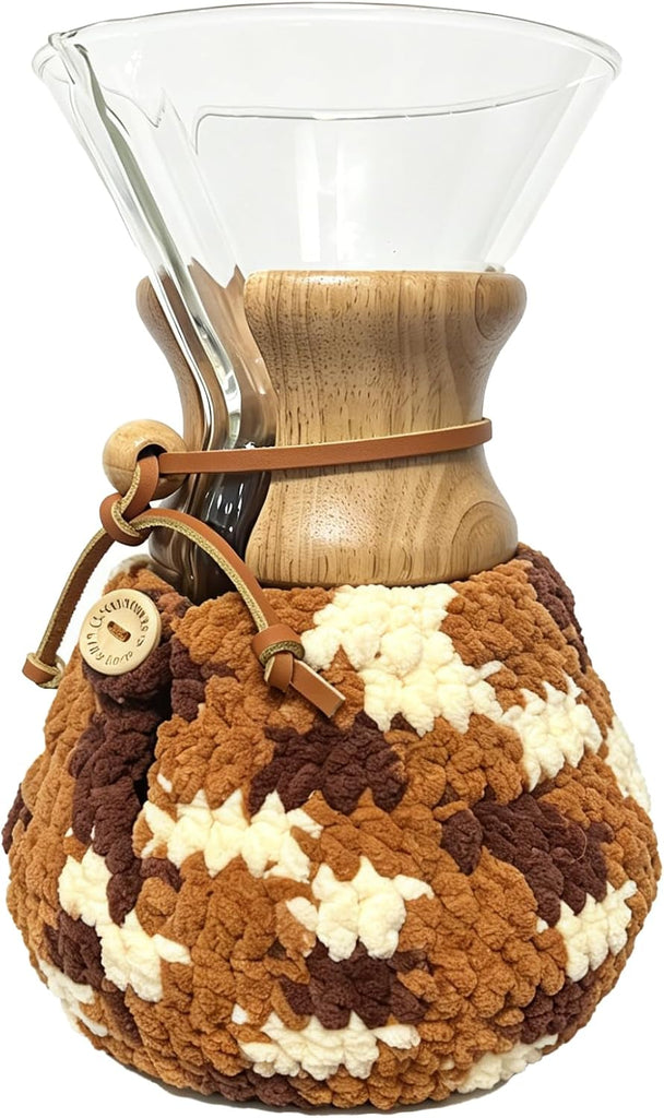Handmade Cozy Compatible With Chemex 8 Cup Pour Over Coffee Warmer Sleeve