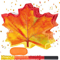 WERNNSAI Fall Leaf Piñata, Maple Leaf Piñata Kids Thanksgiving Party Games
