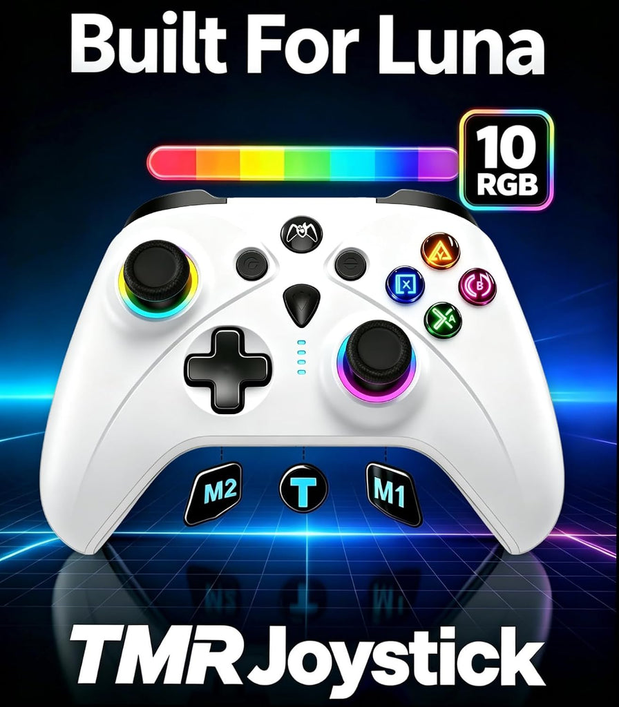 Replacement for Luna Controller on Fire TV, No-Drift TMR Stick,RGB Lighting