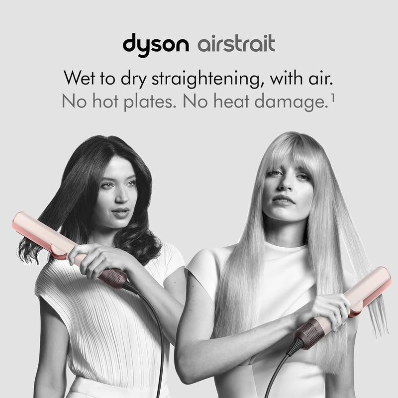 Dyson Airstrait - Plancha Secador de Pelo con Aire, Sin Placas Calientes