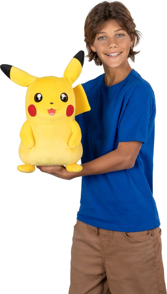 Pokémon Pikachu Puppetronic de RealFX - Peluche interactivo de 16 pulgadas con más de 120