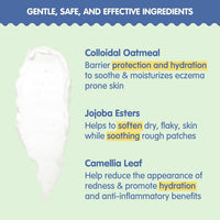 TUBBY TODD All Over Ungüento - Crema para eccema para bebé, multiuso diario, sensible, seca, irritación, crema para aliviar la piel del bebé, sin esteroides y gluten, sin fragancia, 1 paquete, 8 onzas