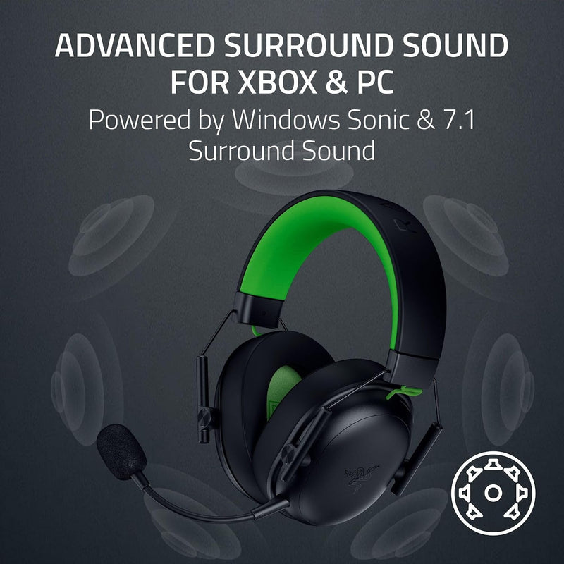 Razer BlackShark V3 X HyperSpeed Wireless Xbox Gaming Headset, Black