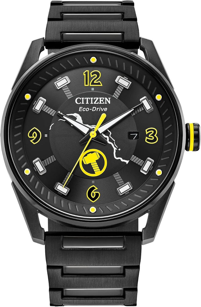 CITIZEN Men's Eco-Drive Thor 42mm Stainless Steel BM6987-50W