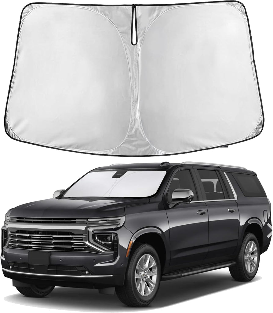 EcoNour Windshield Sunshade Compatible for Chevrolet Suburban 2021-2025