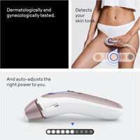 Braun Skin i-Expert Smart IPL PL7219 - Depilación láser para mujeres y hombres con aplicación, bolsa premium, maquinilla de afeitar Venus, 2 cabezales inteligentes, recortadora facial