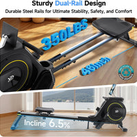 YPOO store Home rowing machine, 350 lb capacity