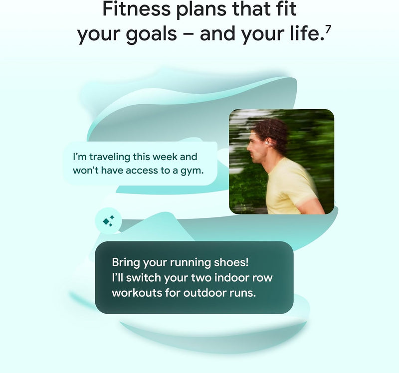 Fitbit Charge 6 Fitness Tracker with Google Apps - Heart Rate on Exercise Equipment - 3-Month Google Health Premium Membership Included - Health Tools - Obsidian/Black - Small&Large Bands Included