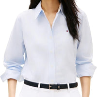 Tommy Hilfiger Women's Oxford Long Sleeve Button Down Shirt in Regular Fit