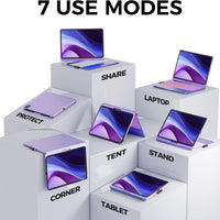 Funda con Teclado NOKBABO para iPad 10/11 (A16) y Air 11" (M4/M3/M2) - Morado Metálico