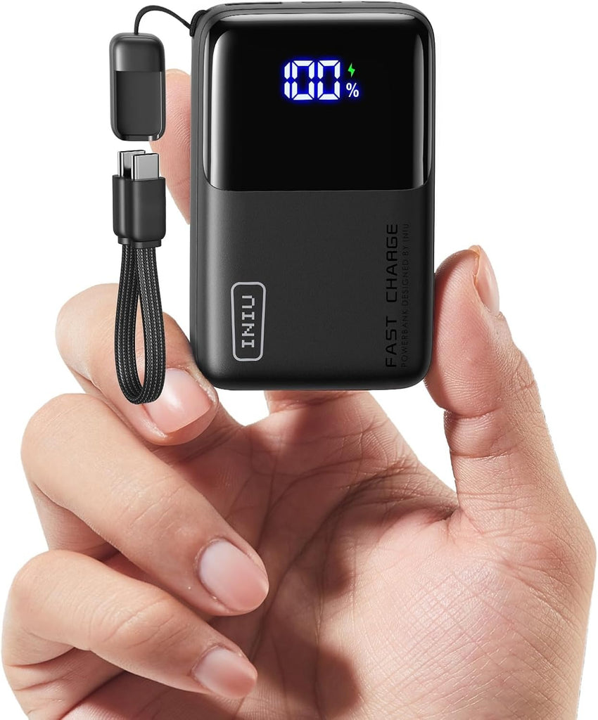 INIU Mini Portable Charger, Small 10000mAh 45W Fast Charging Power Bank