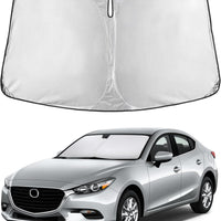 EcoNour Windshield Sunshade Compatible for Mazda 3 2014-2016 2017 2018