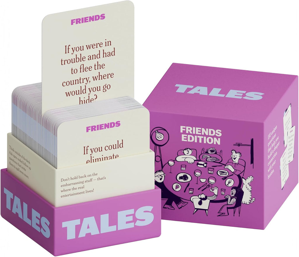 TALES 150 Conversation Cards, Friends Edition, Get to Know Your Friends