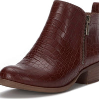 Lucky Brand Womens Basel Bootie Tan 6 Medium