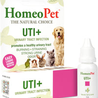 HomeoPet UTI+ Urinary Tract Supplement for Dogs and Cats, 15 Milliliters