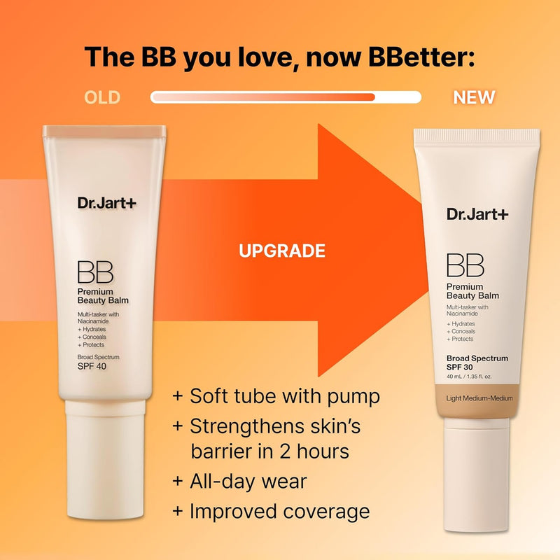 Amazon Dr.Jart+ Premium Beauty Balm Korean Tinted Moisturizer with SPF and Niacinamide | bb cream | Korean Makeup