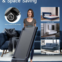 Buztrio Walking Pad Treadmill for Home - Under Desk Treadmills Mini Portable Walking Running