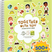 Cupkin Together with You Coloring & Sticker Activity Book | 500+ Stickers
