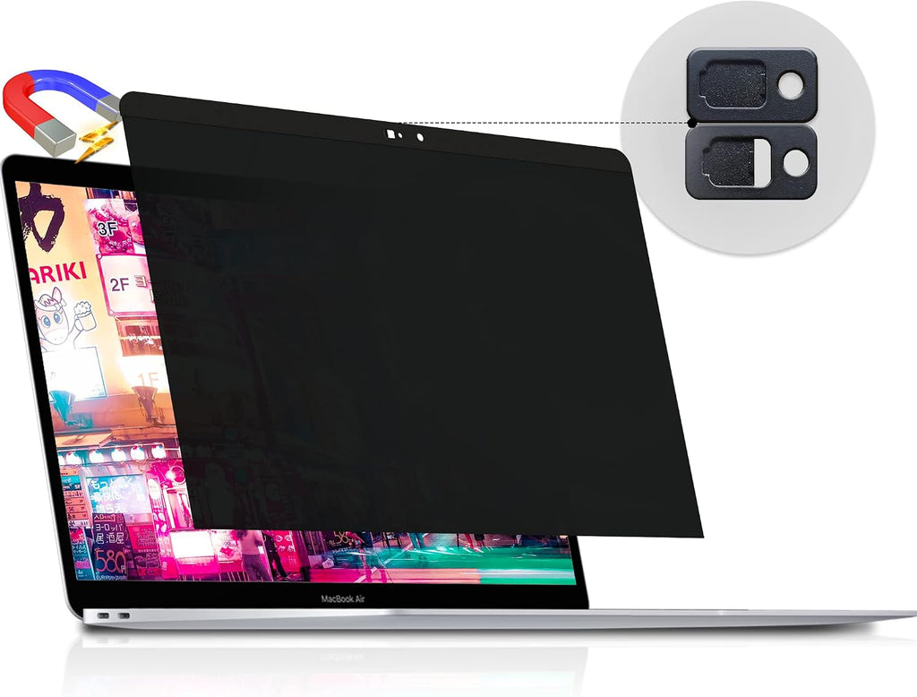 Peslv Magnetic Privacy Screen for Macbook Air 13 Inch (2018-2021, M1) / Macbook Pro 13 in (2016-2022, M1, M2), Removable