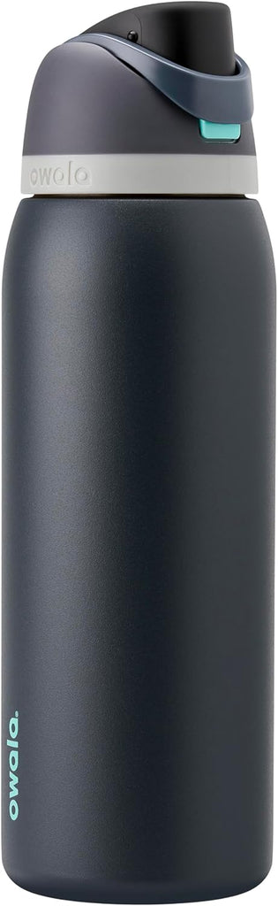 Owala FreeSip Stainless Steel Water Bottle 40 oz Foggy Tide