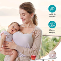 Paruu P16 Extractor de Leche Manos Libres Pack de 2 con 12 Niveles