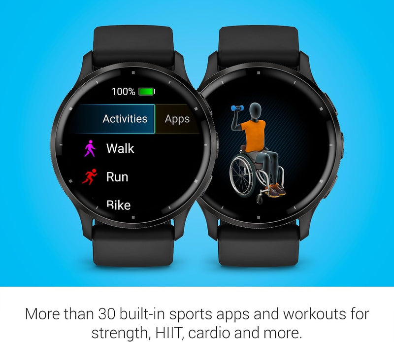 Garmin Venu® 3, Premium Fitness Smartwatch, 45mm, Black