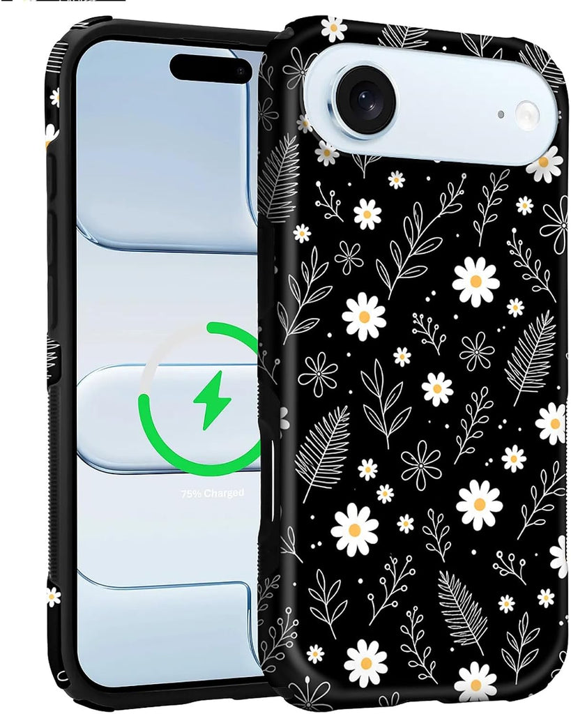 Flivro Magnetic Case for iPhone 17 Air, Compatible with Magsafe Upgrade,PC Hard Shell & Silicone Inner Bumper, Anti-Scra
